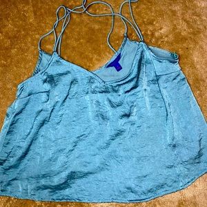 Satin Blue top